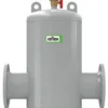 Air Dirt Separator Air and Dirt Separator with copper wire mesh strainer flow up to 47 m3 per h - Exvoid A 100 10 bar